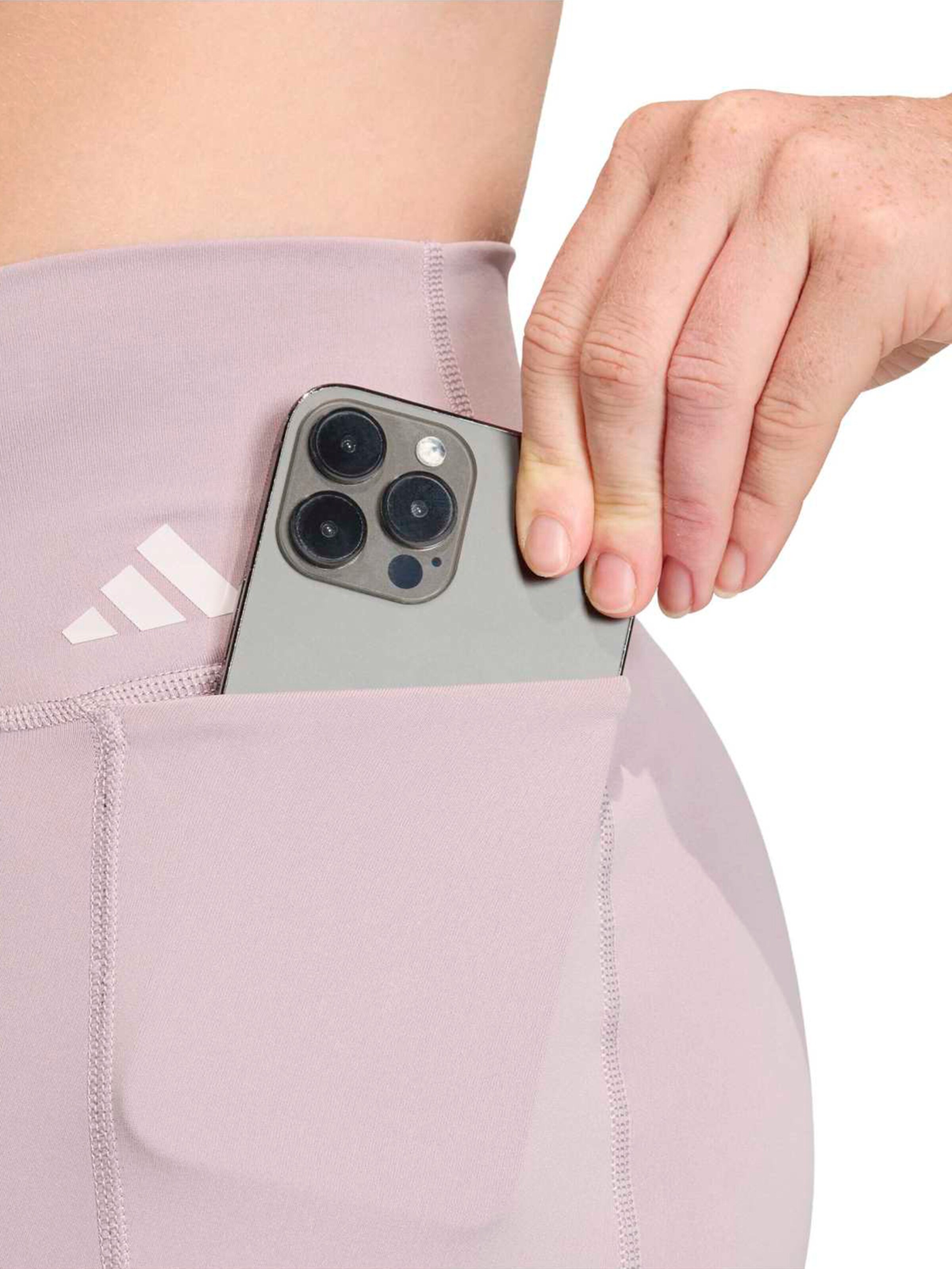 ADIDAS PERFORMANCE Skinny Športne hlače 'OPT' | vijolična barva