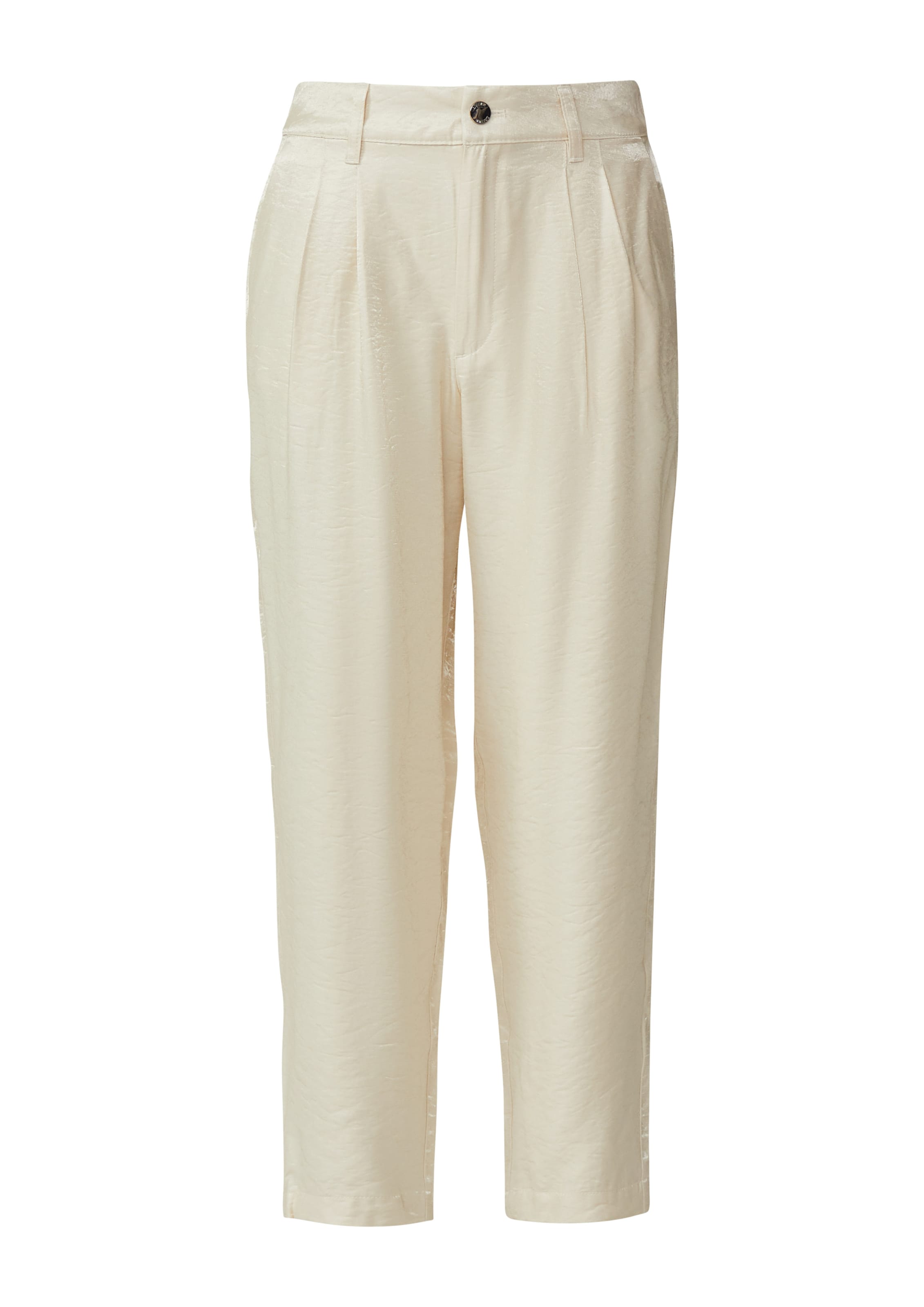 Effilé Pantalon s.Oliver en beige : devant