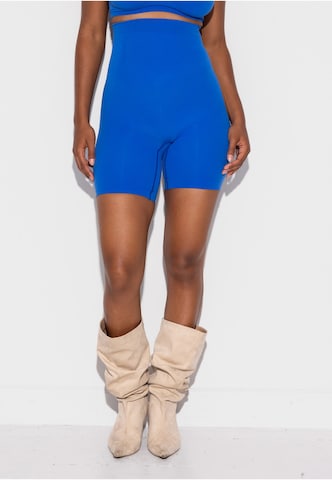 Lykkeland Atelier Shapingbroek 'Alturra' in Blauw: voorkant