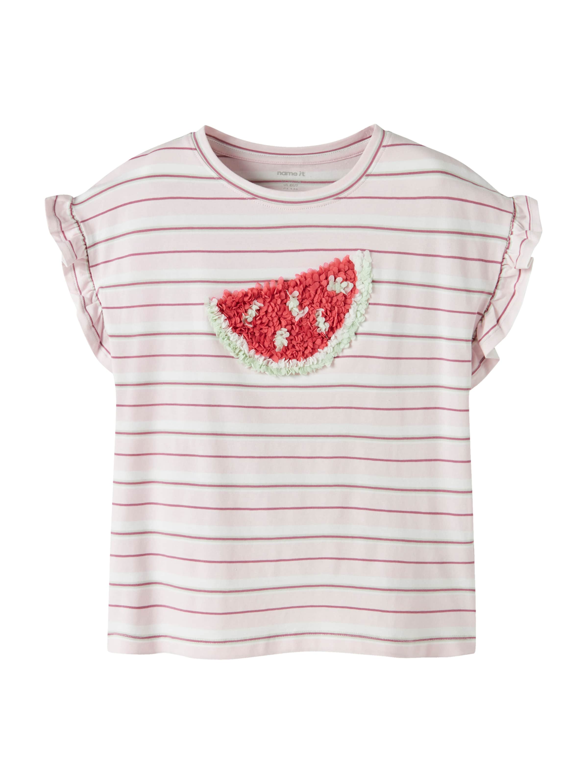 NAME IT Футболка 'NMFJOTRUM' в Ярко-розовый: спереди