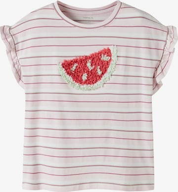 NAME IT Футболка 'NMFJOTRUM' в Ярко-розовый: спереди