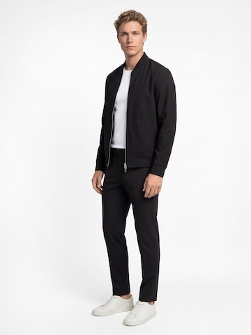 Finshley & Harding London Regular Pantalon 'Jaxdon' in Zwart
