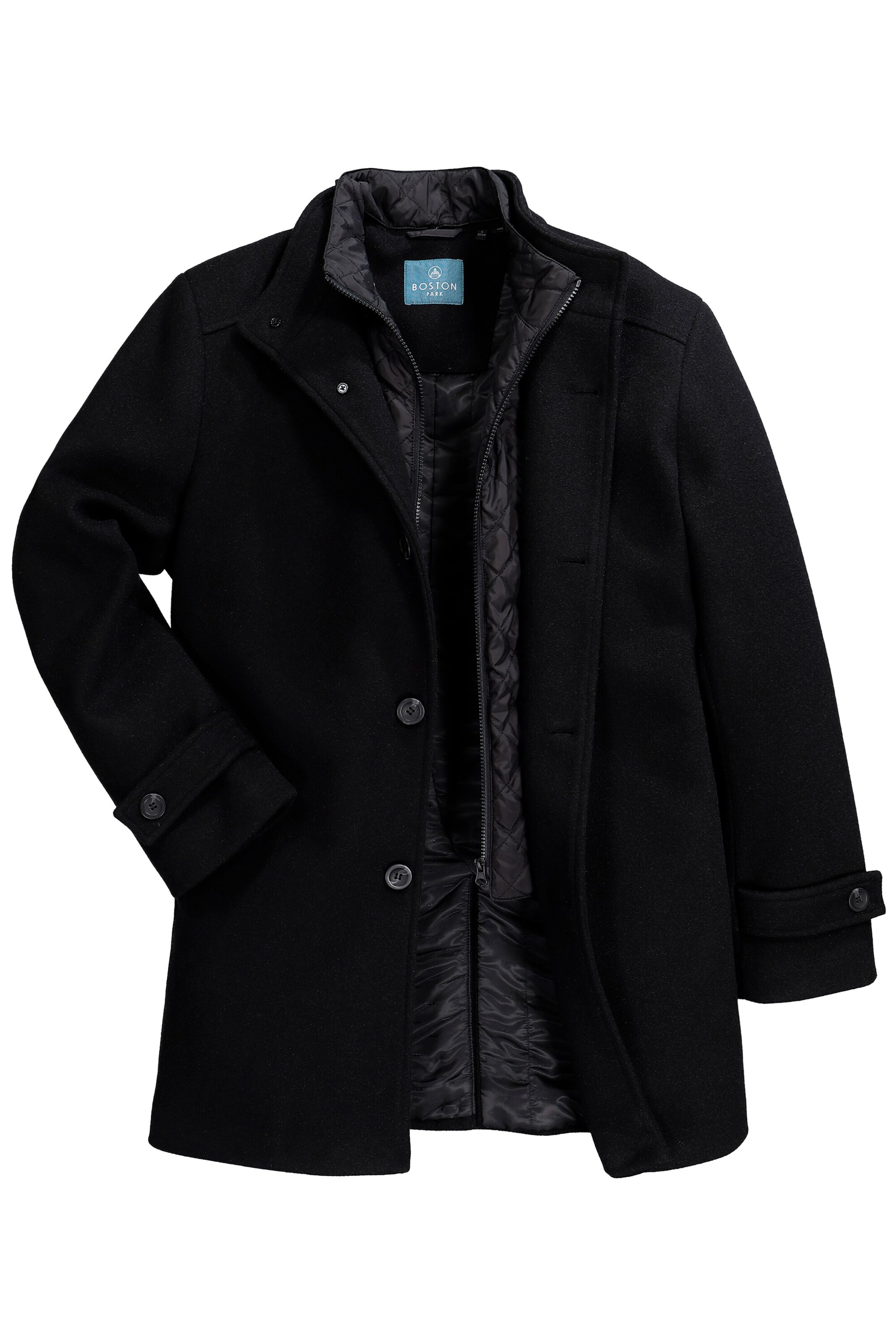 Boston Park Tussenjas in Zwart