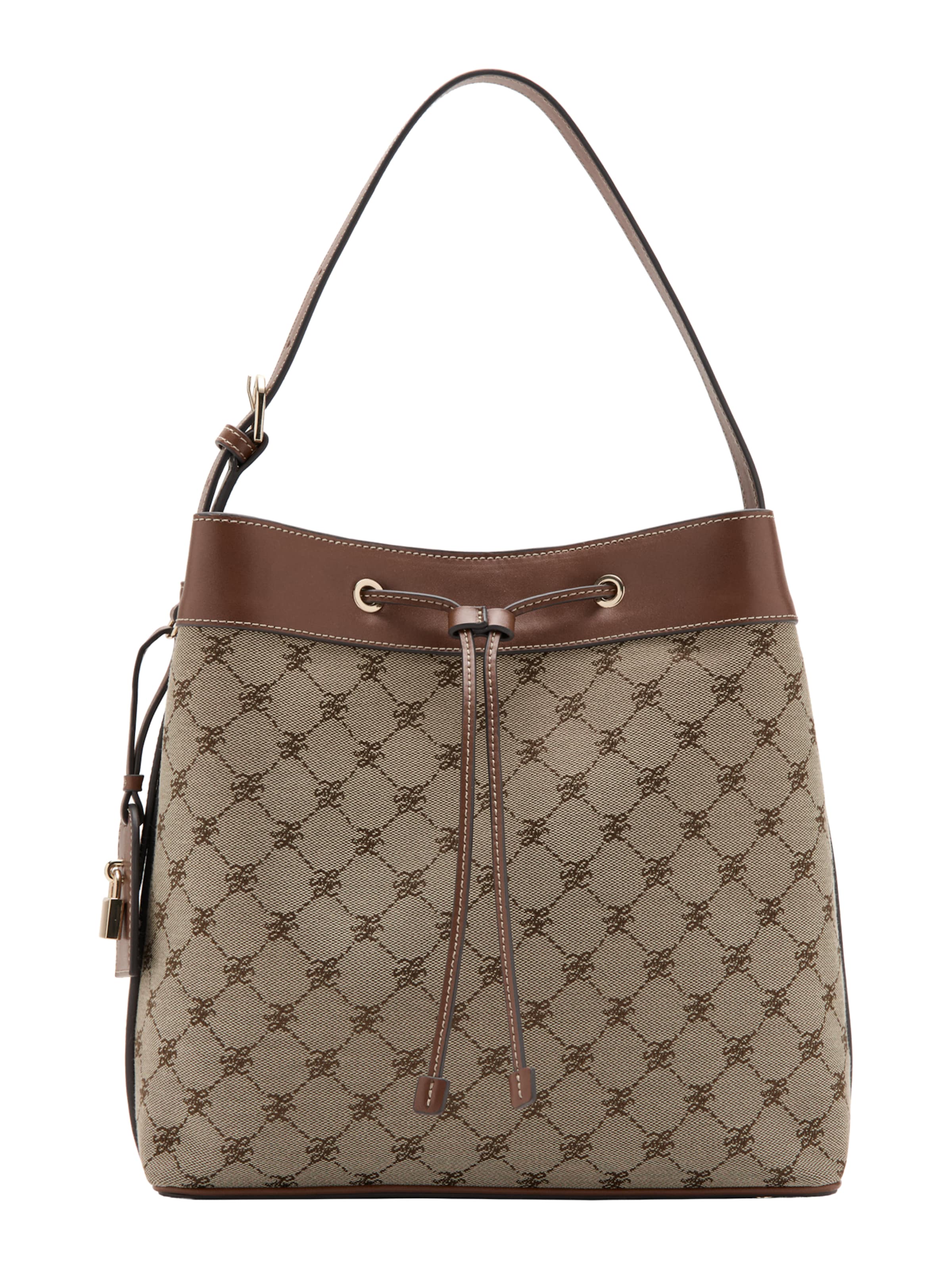 MANGO Torba za čez ramo | rjava barva: sprednja stran