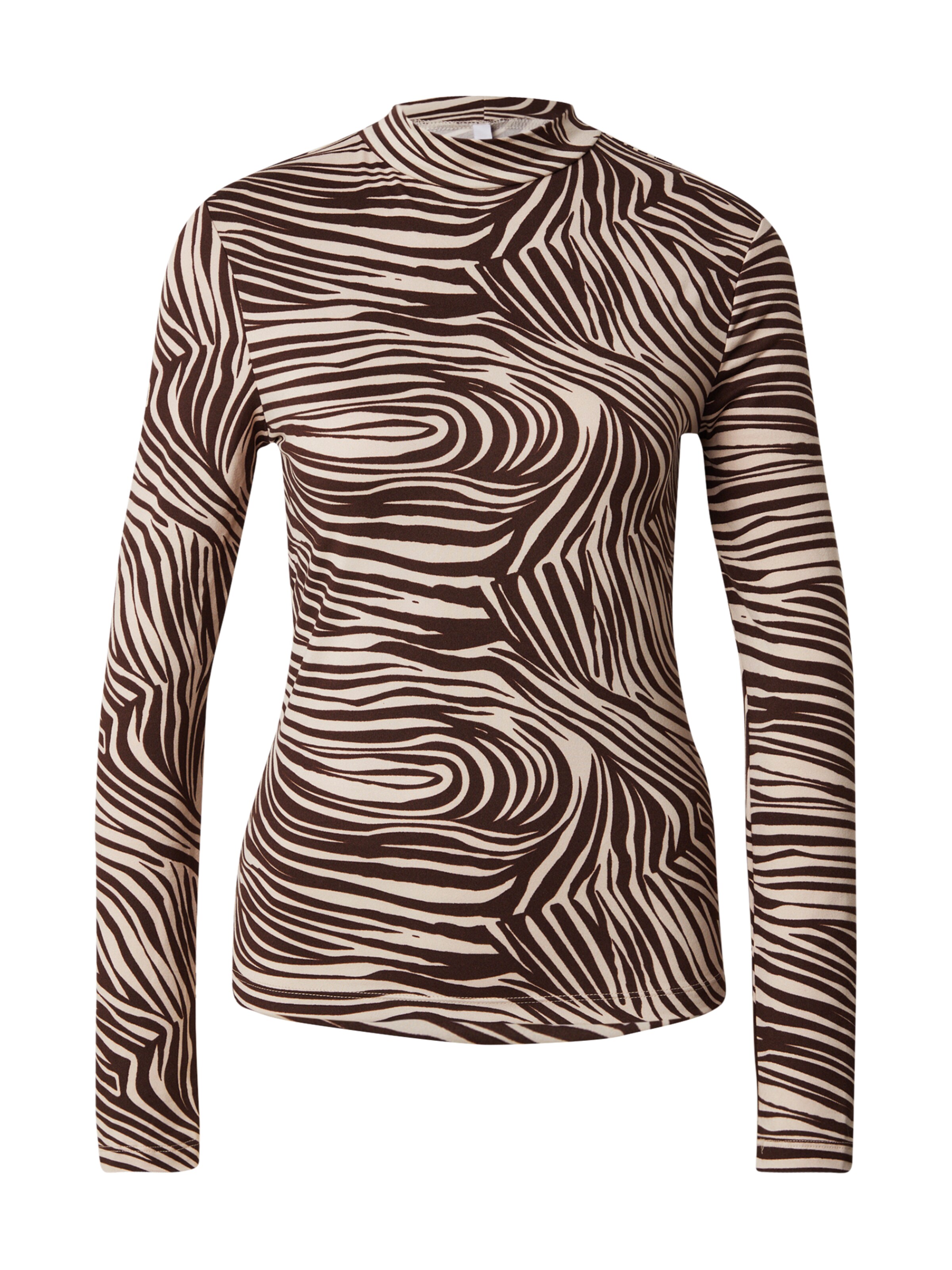 Hailys Μπλουζάκι 'Ki44mmy' σε καφέ: μπροστά