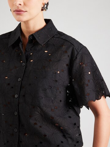 King Louie Bluse 'Evelina' i sort