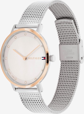 Montre à affichage analogique TOMMY HILFIGER en argent : devant