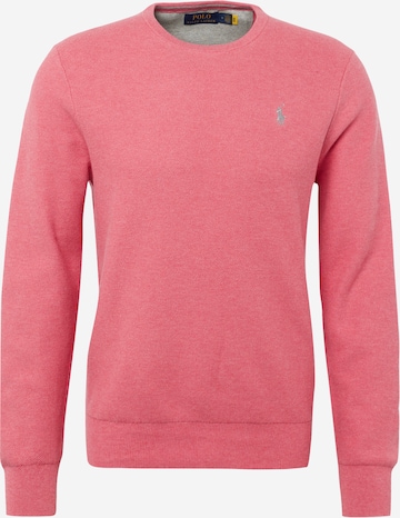 Pull-over Polo Ralph Lauren en rouge : devant