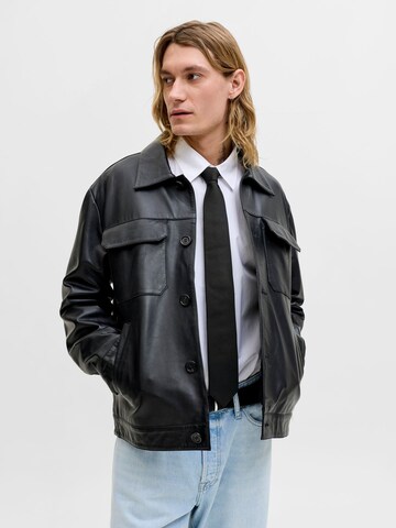 JACK & JONES Tie 'JACSolid' in Black: front