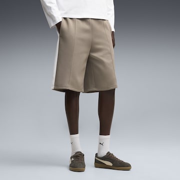 PUMA Regular Sportbroek 'T7 Relaxed' in Beige