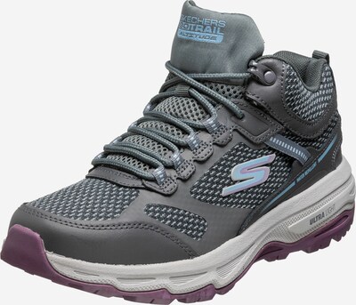 SKECHERS Sneaker 'Go Run Trail Altitude' in hellblau / anthrazit / graumeliert / lila, Produktansicht