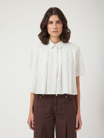 YAS - Blusa en blanco: frente