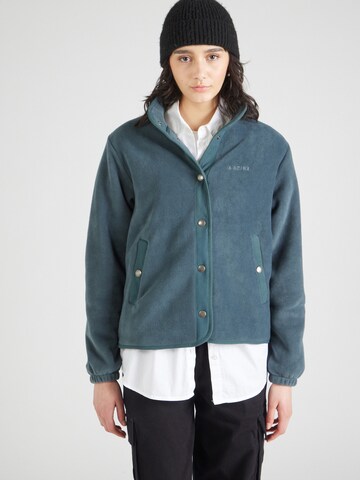 mazine Fleece jacket 'Fleet' in Green: front