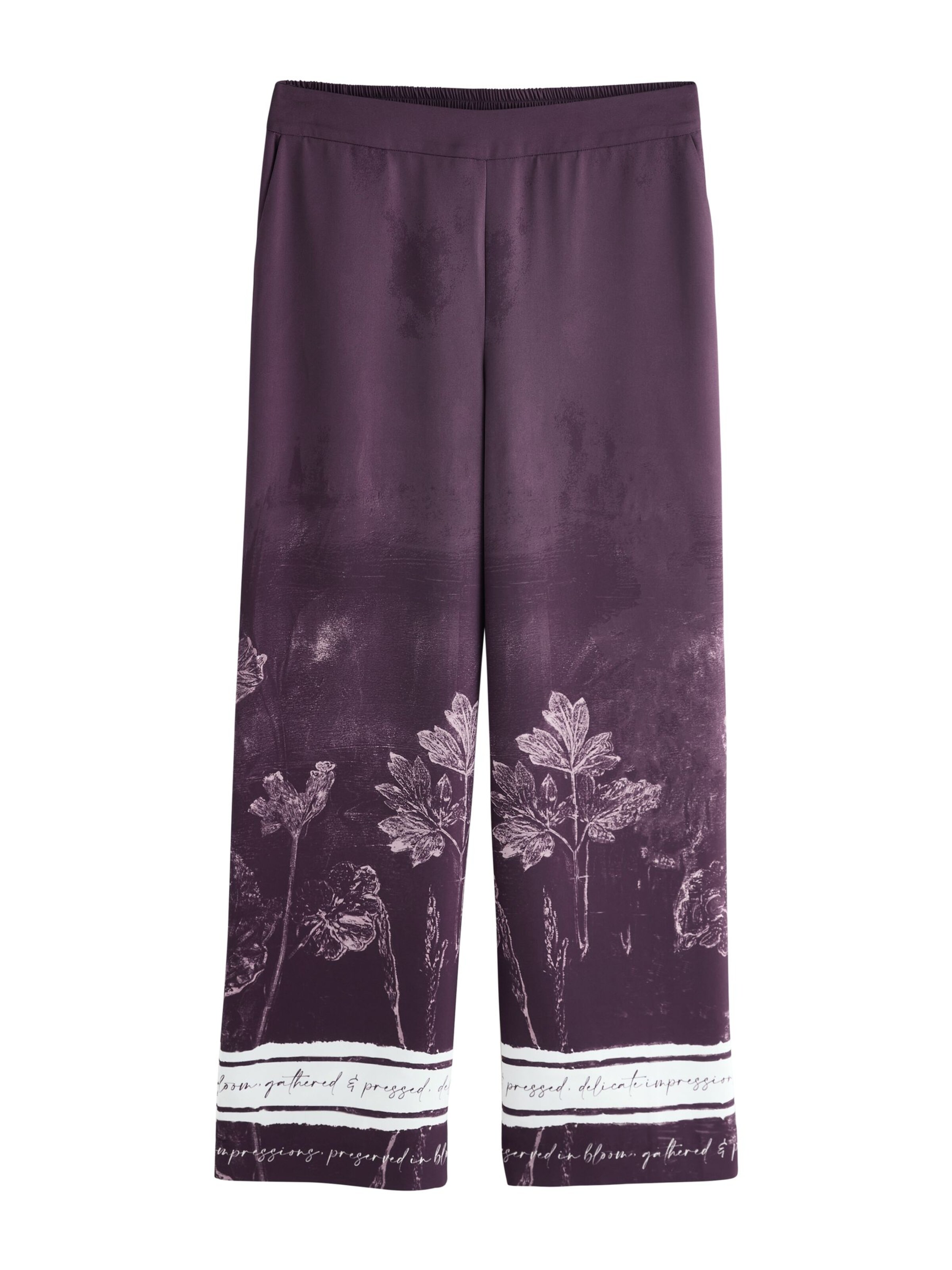 Next Bő szár Nadrág - lila: elől