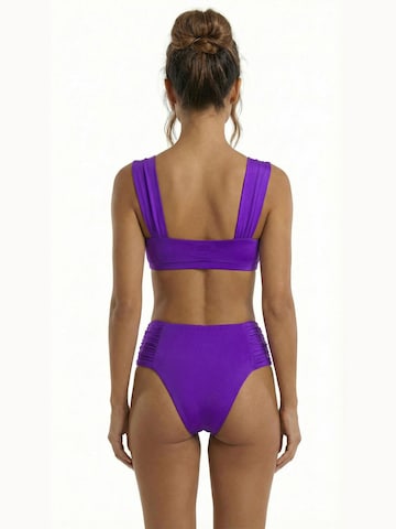 Kalaia Bandeau Bikini 'Kini Skydiver Pink Bikini' in Purple