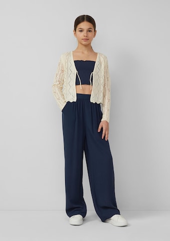 s.Oliver Wide leg Broek in Blauw