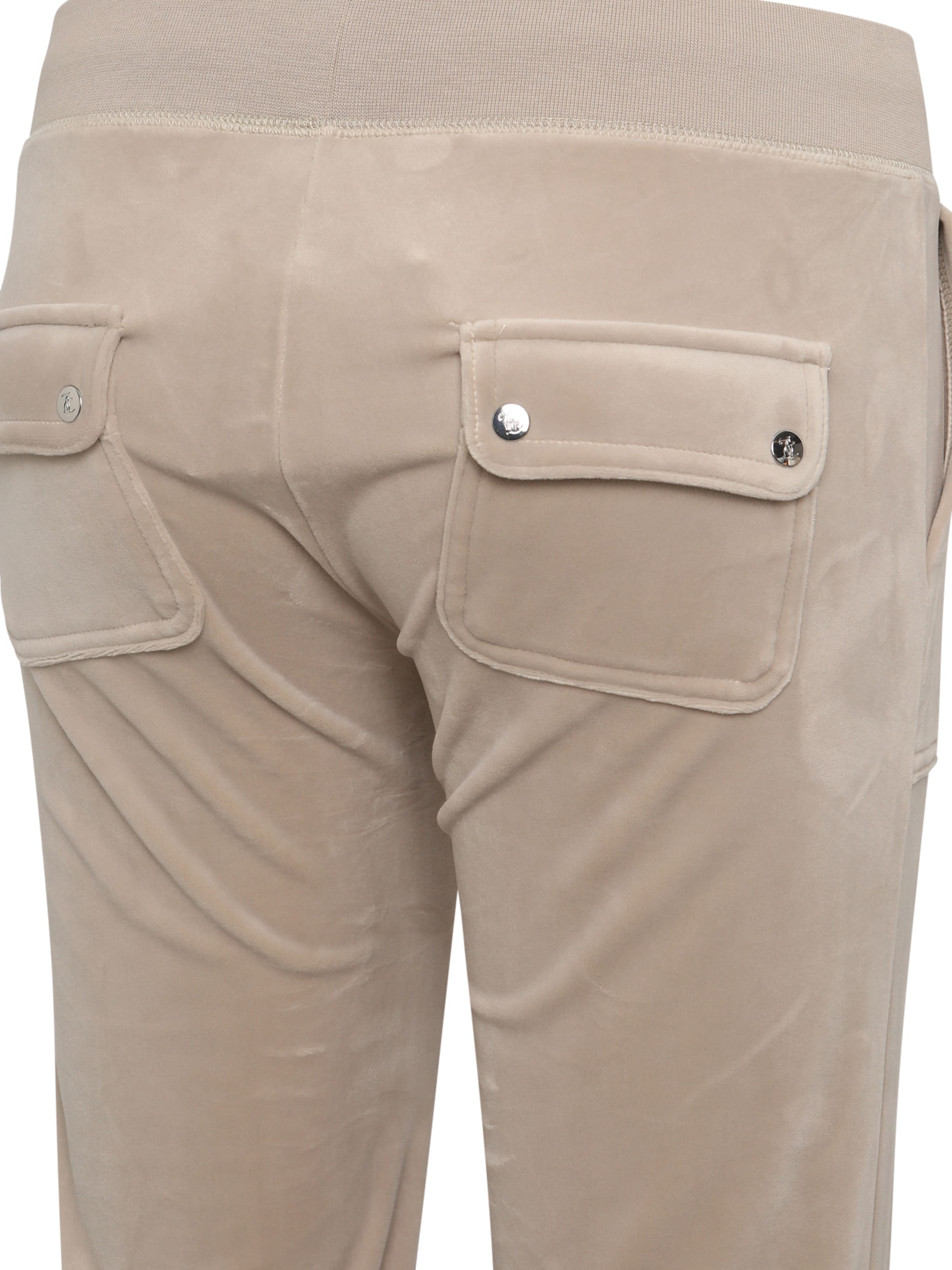 Juicy Couture Petite Flared Broek 'DEL RAY POCKETED PANT (PETITE)' in Beige
