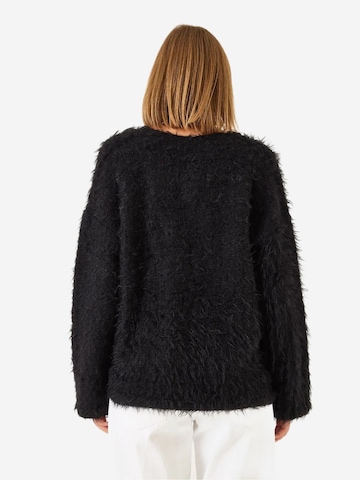 Bianco Lucci Gebreid vest in Zwart