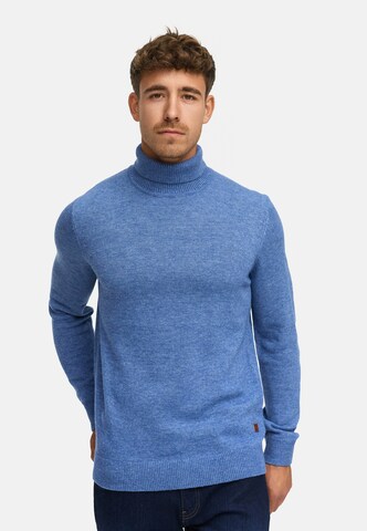 INDICODE JEANS Trui 'INMargous' in Blauw: voorkant