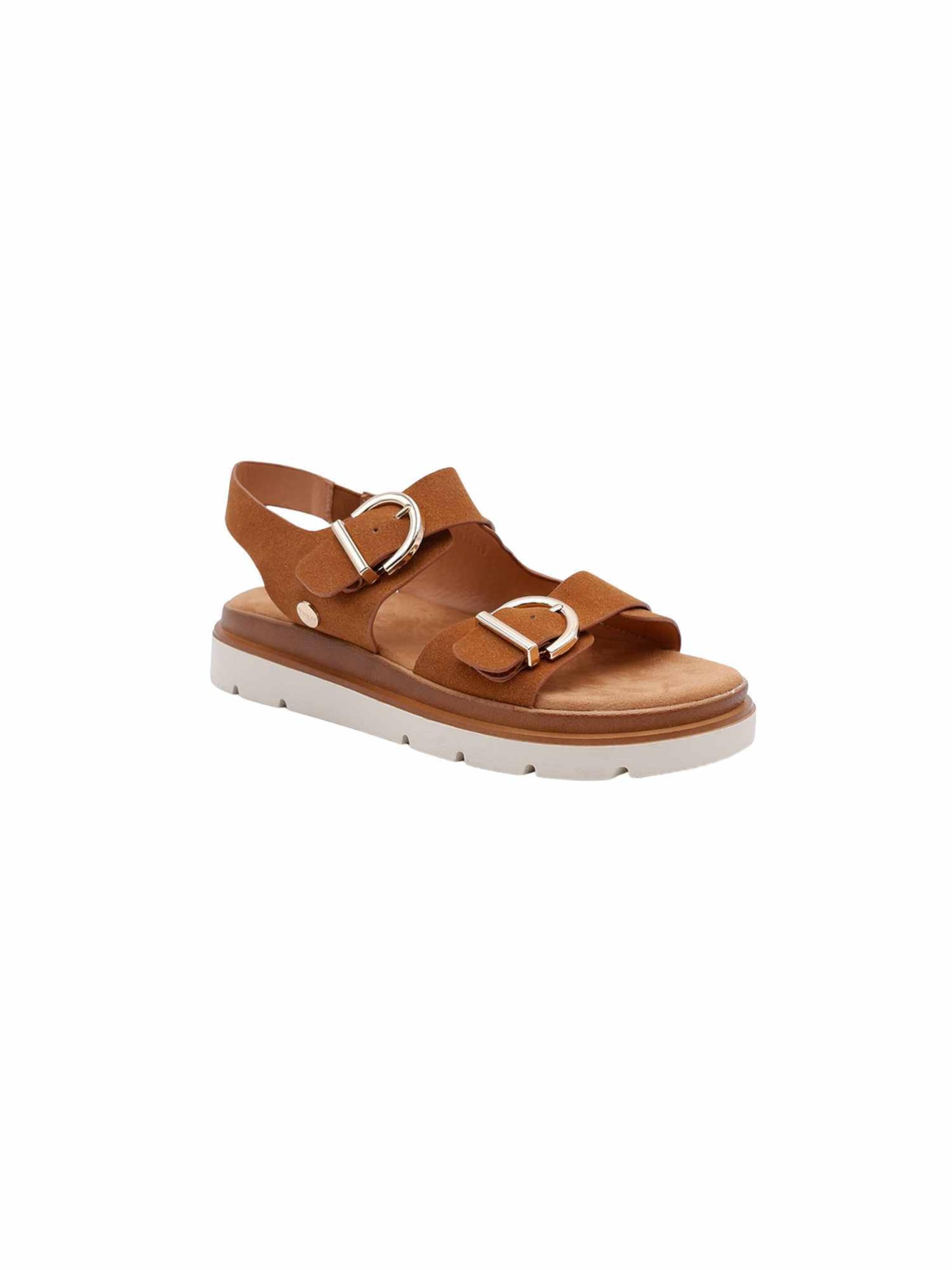Sandales 'Solal' Deeluxe en marron : devant