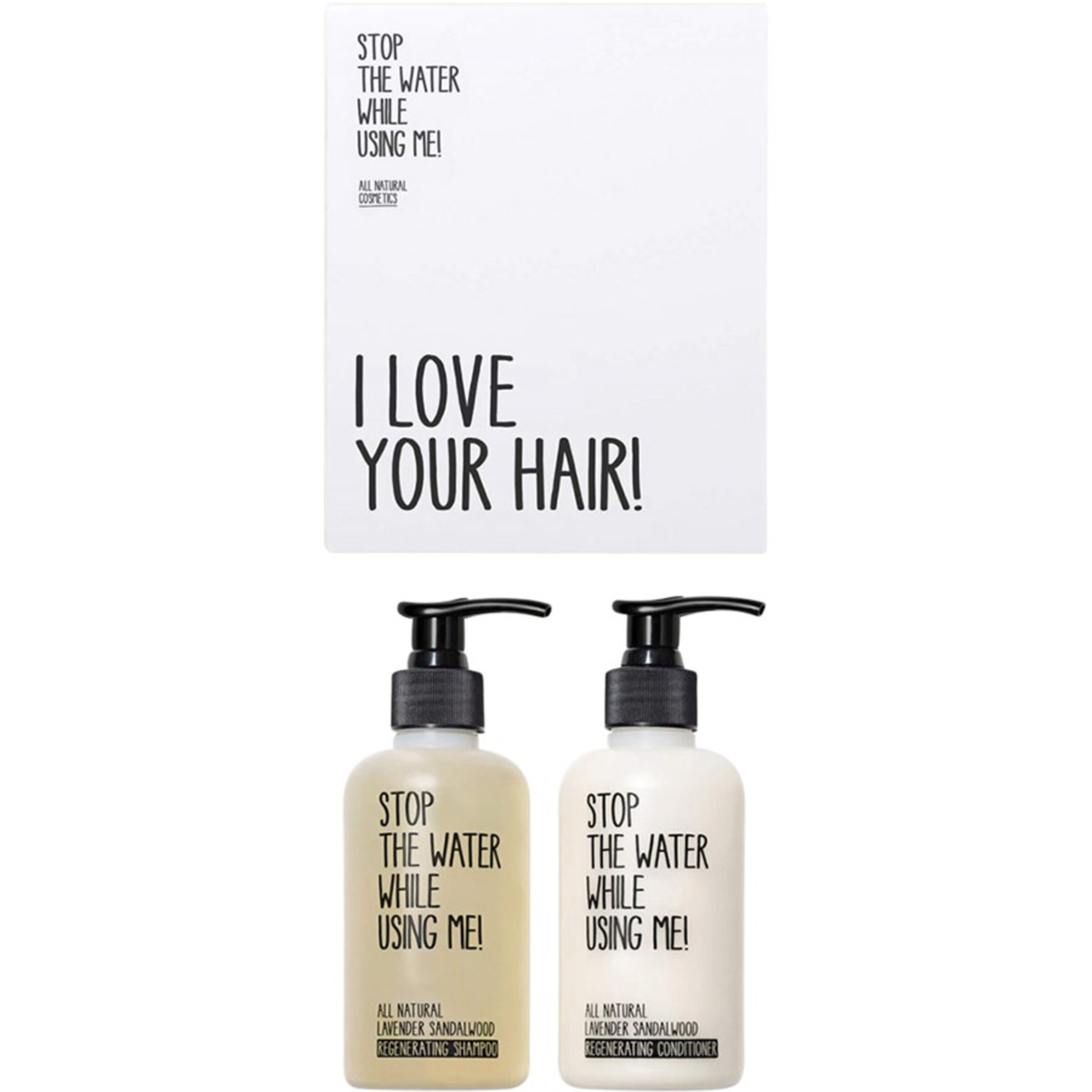 STOP THE WATER WHILE USING ME  Set Lavender Sandalwood in 