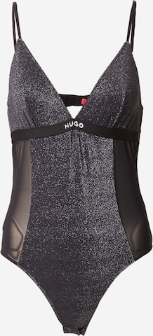 HUGO Red Body 'Lurex' in Schwarz: predná strana