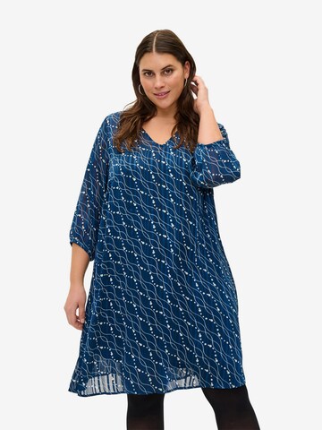 Zizzi Kleid 'MLUCY' in Blau: predná strana