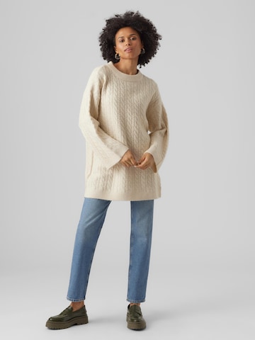 VERO MODA Sweater 'Heidi' in Beige