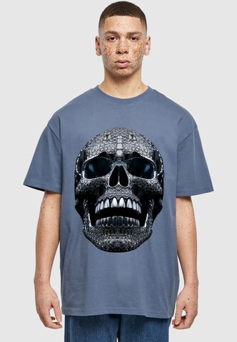 T-Shirt 'Diamond Skull' Forgotten Faces en bleu : devant