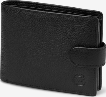 Lucleon Wallet 'Bennett' in Black: front