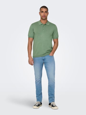 Pull-over Only & Sons en vert