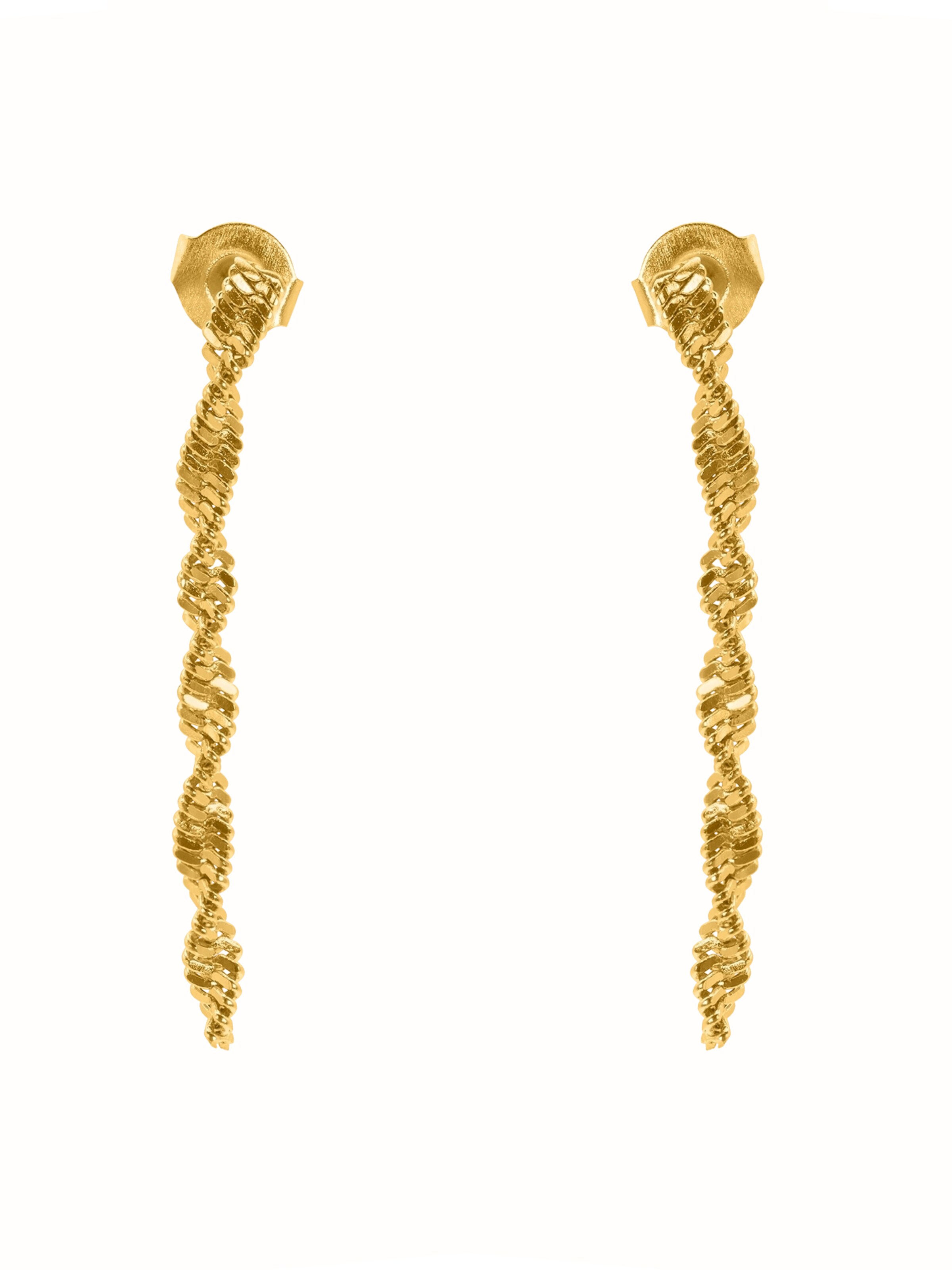 Heideman Earrings 'Karto' in Gold: front