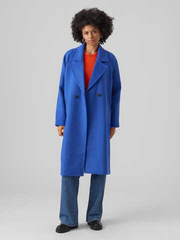 Manteau mi-saison 'Hazel' VERO MODA en bleu : devant