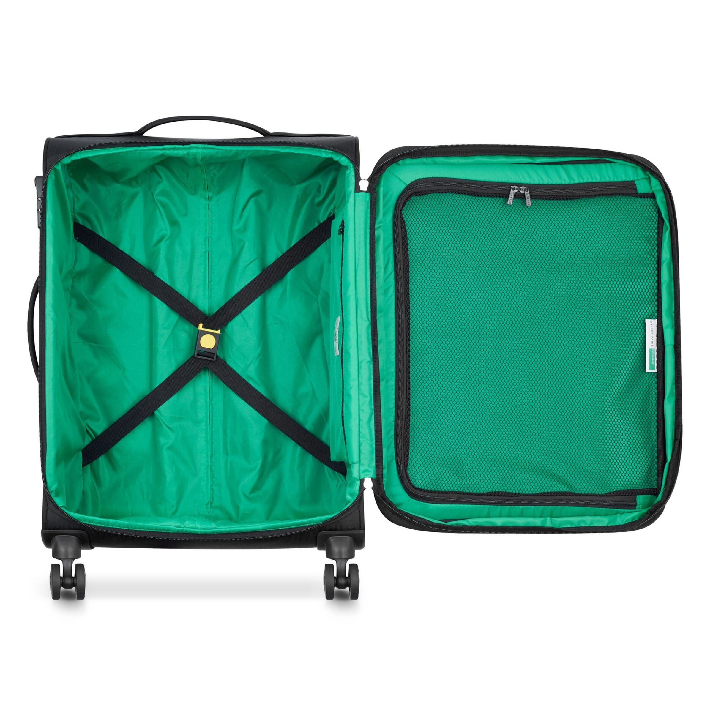 Delsey Paris Suitcase Set 'x United Colors of Benetton' in Black
