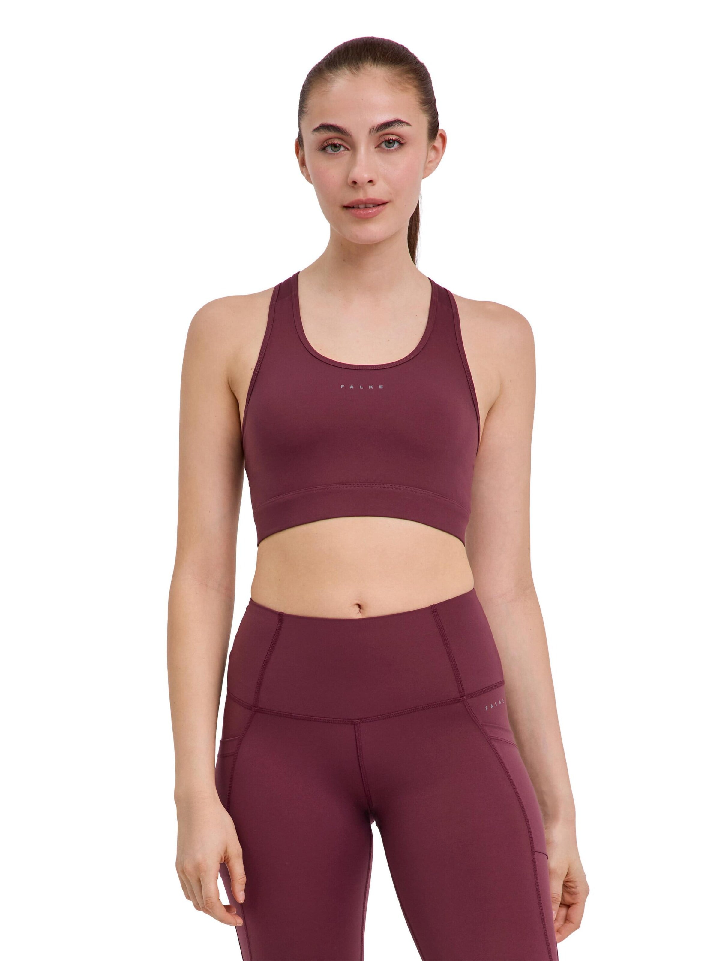 FALKE Bralette Sports Bra in Red: front