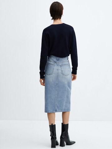 MANGO Skirt 'SOLE' in Blue