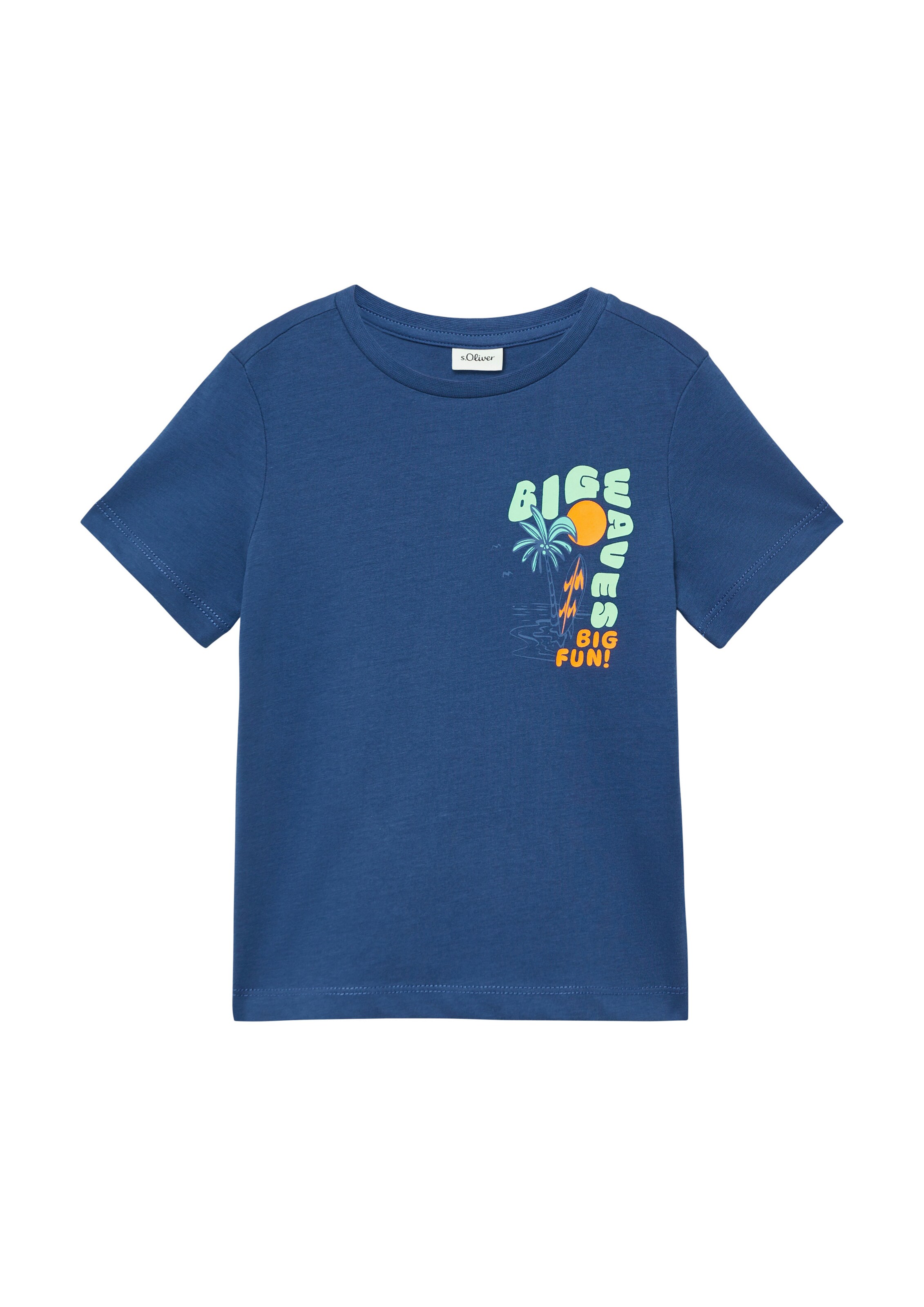 T-Shirt s.Oliver en bleu : devant