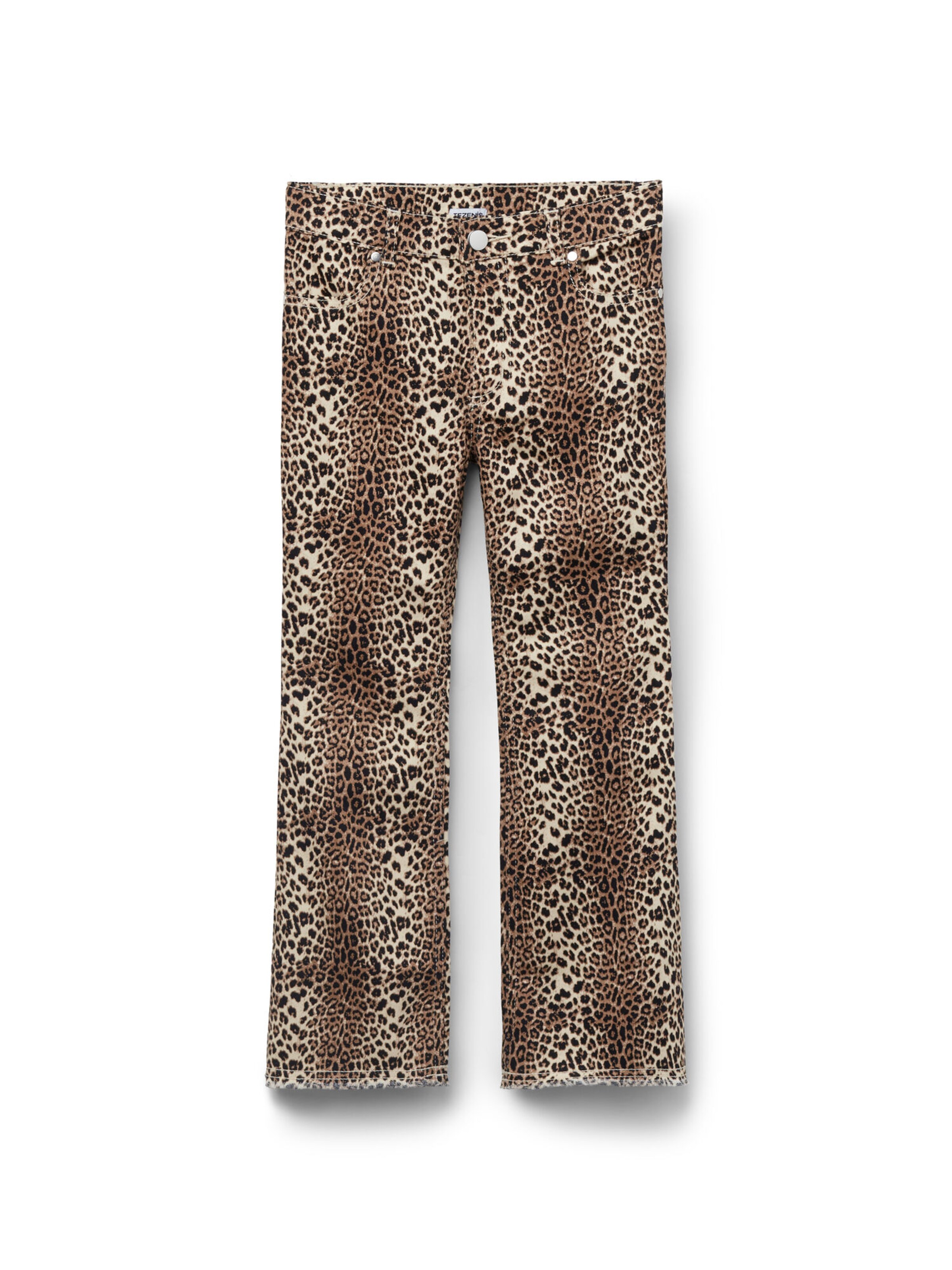 Tezenis Flared Jeans in Brown: front