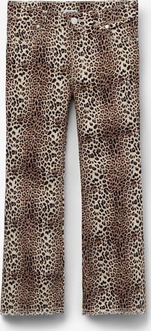 Tezenis Flared Jeans in Brown: front