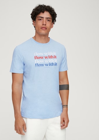 s.Oliver Shirt in Blau: Vorderseite