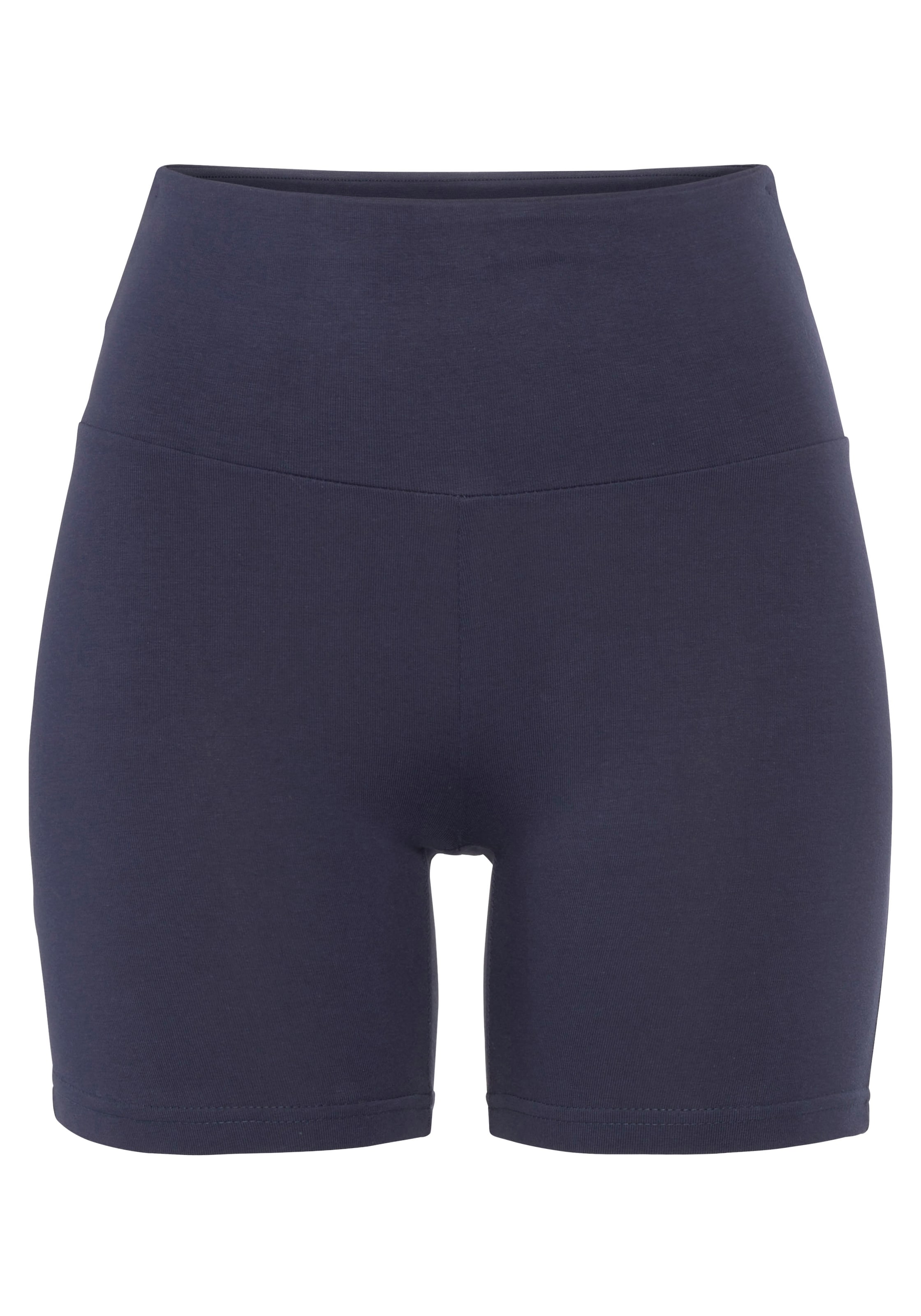 LASCANA Skinny Sportbroek in Blauw: voorkant