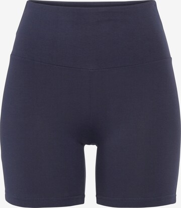 LASCANA Skinny Sporthose in Blau: predná strana