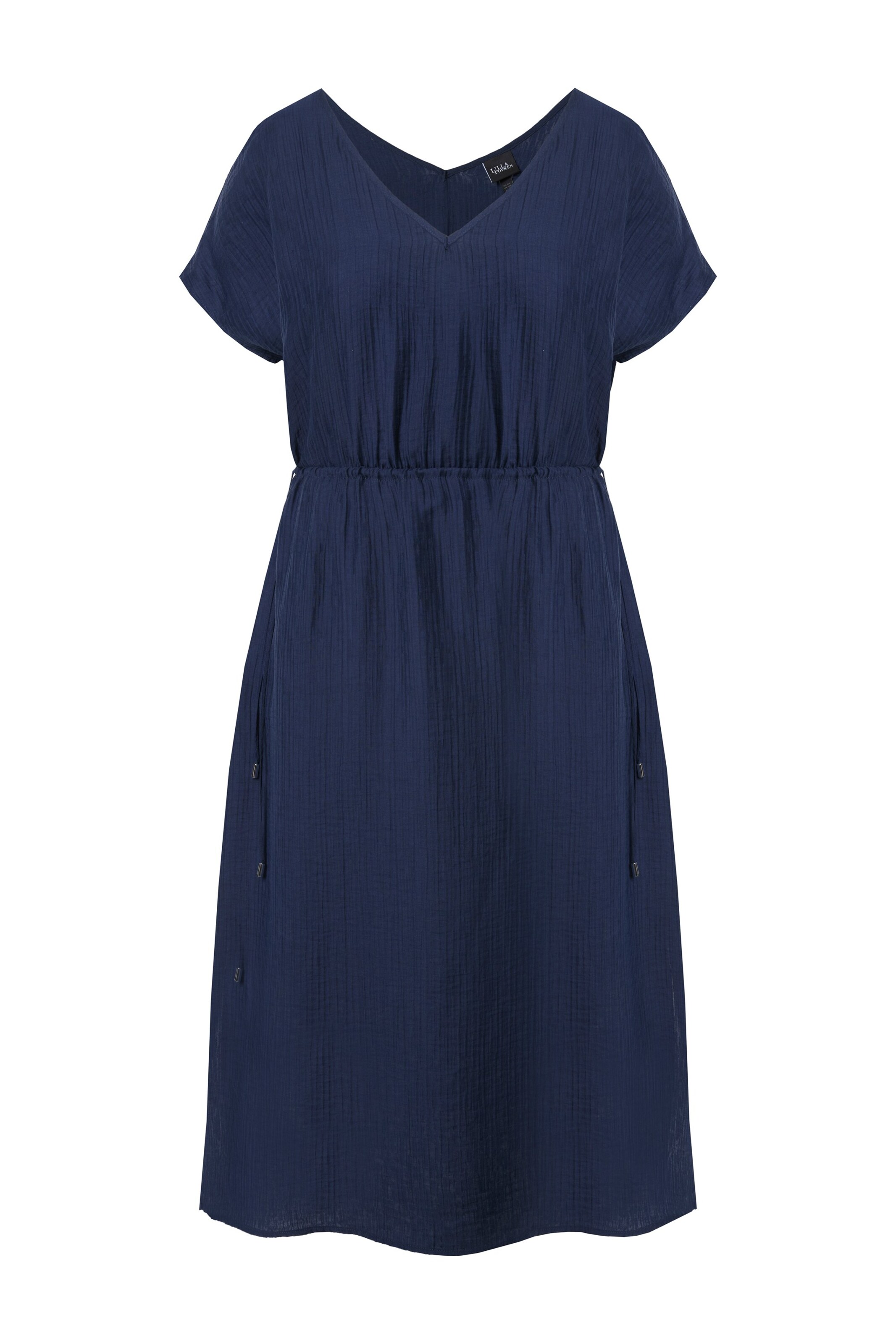 Ulla Popken Kleid in Blau: Vorderseite