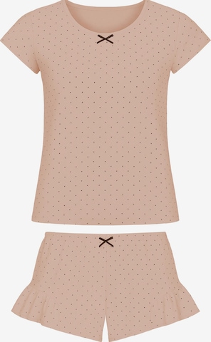 Pyjama '2021' Vivisence en beige : devant