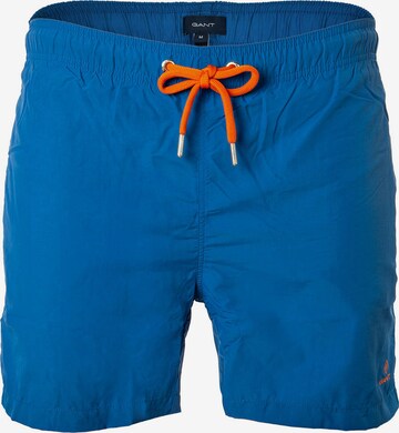 Shorts de bain GANT en bleu : devant