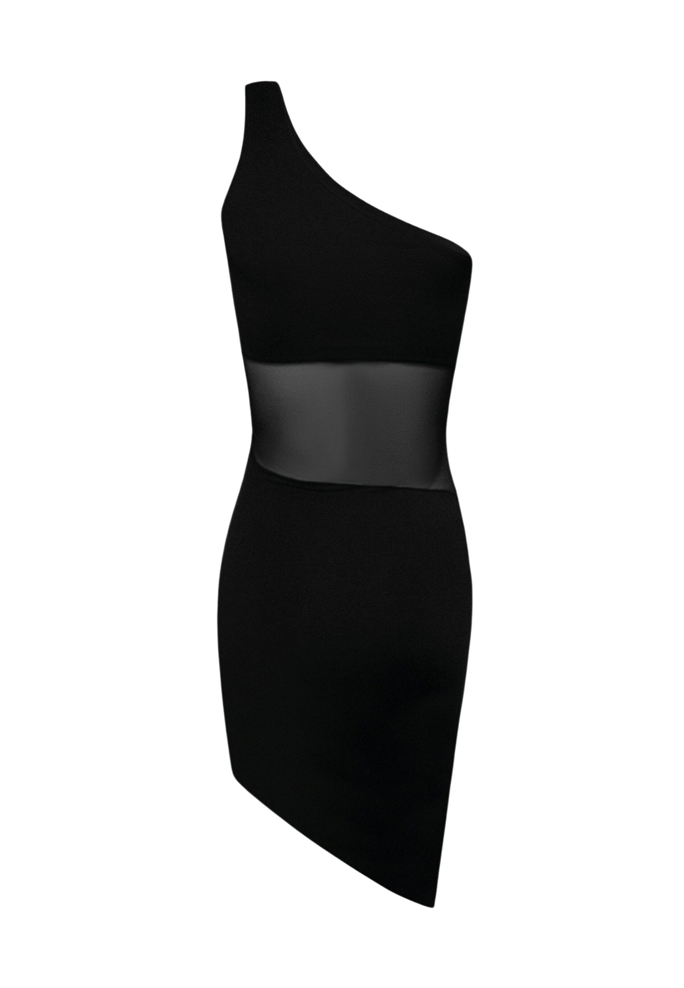 OW Collection Coctailkjole 'Curve' i sort