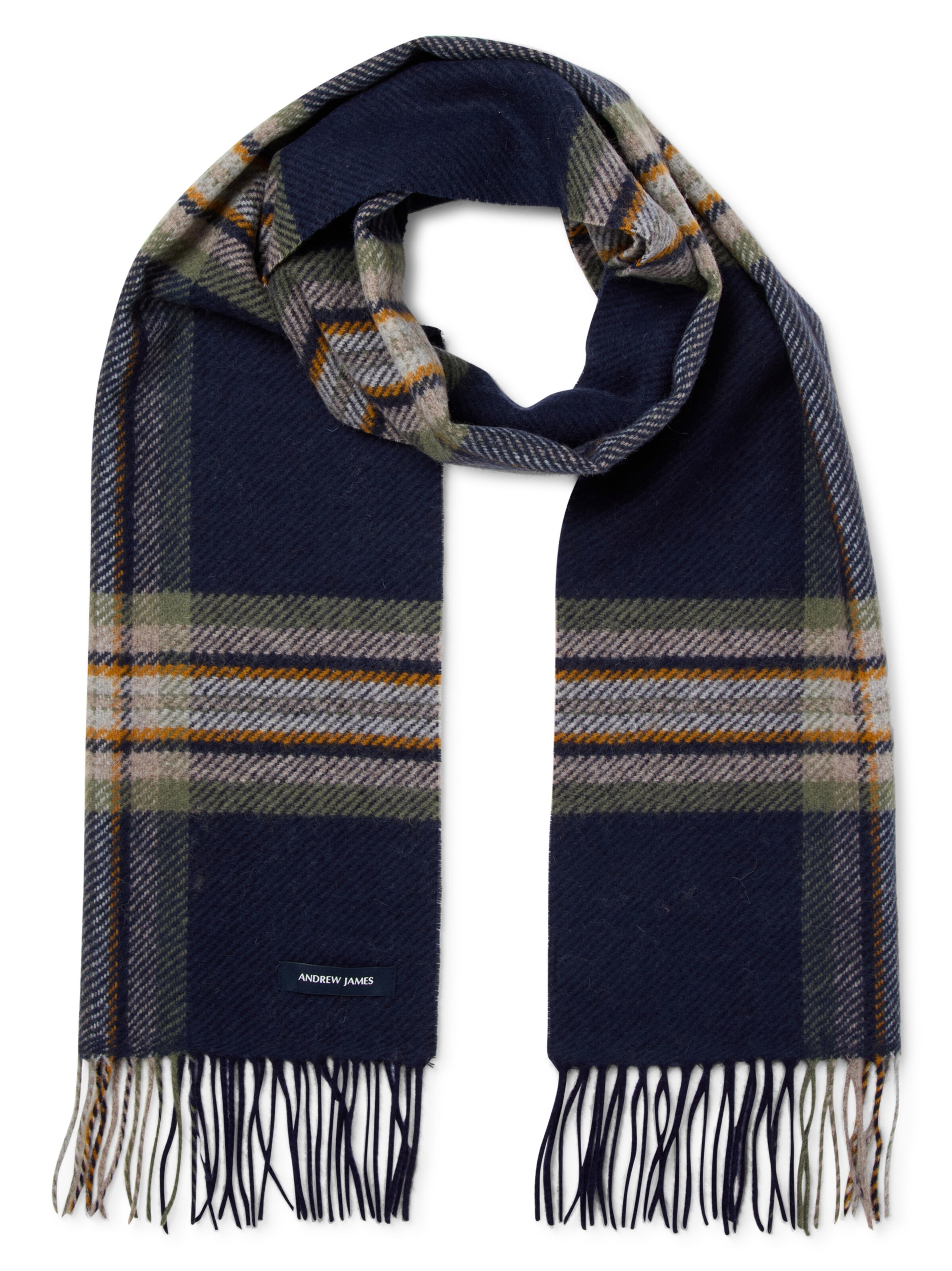 Andrew James Schal in Schwarz: Vorderseite