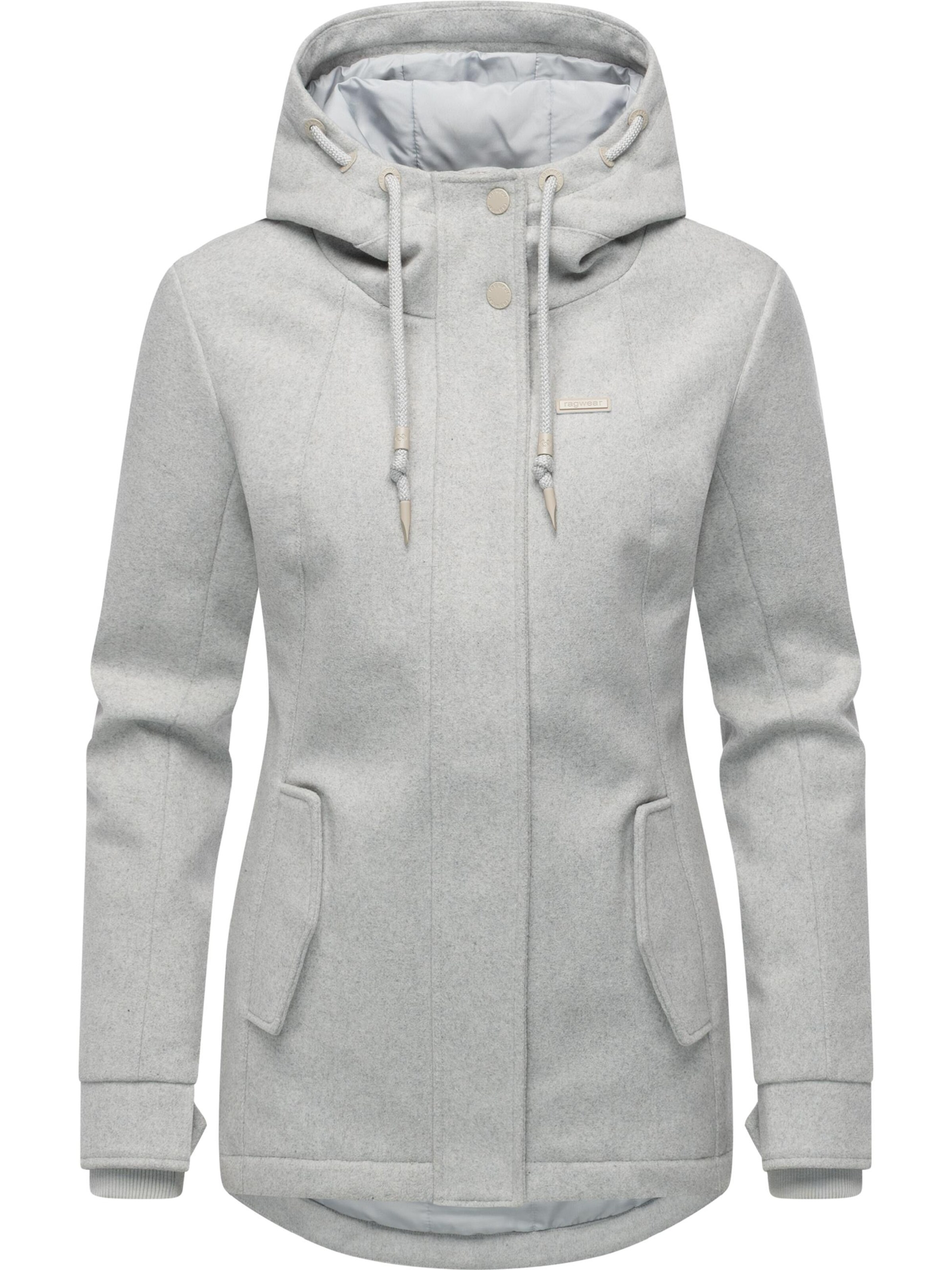 Ragwear Between-season jacket 'Monadde' in Grey: front