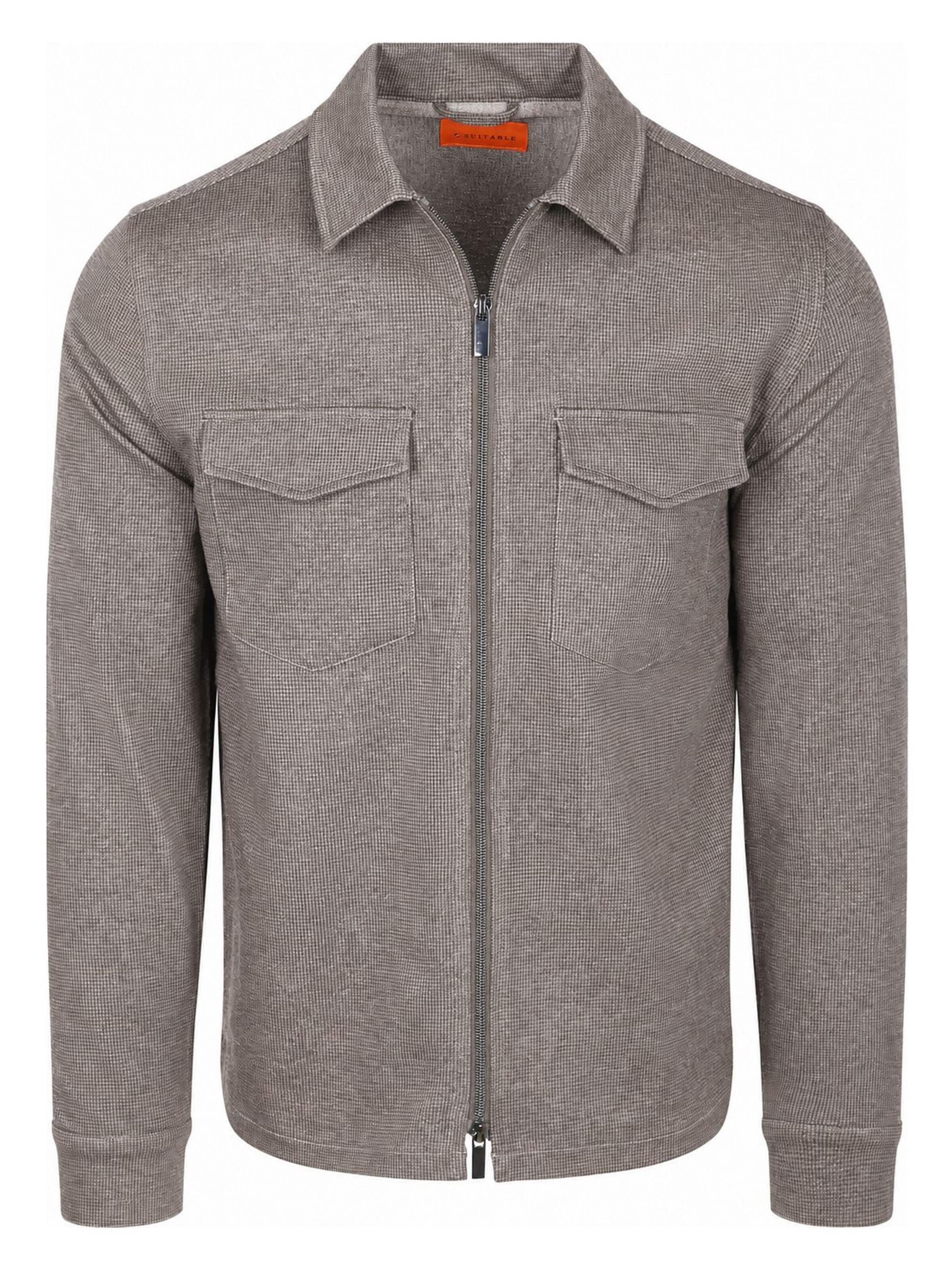 Suitable Between-Season Jacket 'Billy' in Brown: front