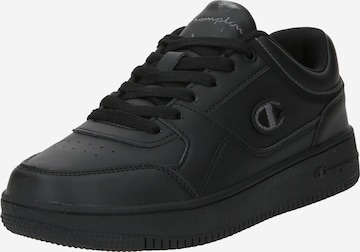 Champion Authentic Athletic Apparel - Zapatillas deportivas bajas 'Rebound' en negro: frente